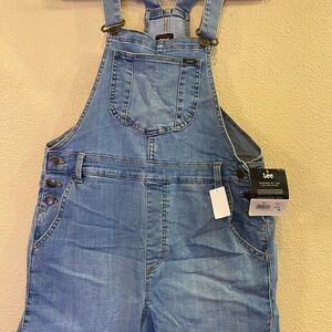 LEE Women’s Denim Short Overalls | Medium